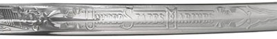 Cavalry Sword Etched Blade