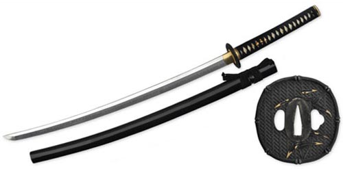 Bamboo Mat Katana Swords