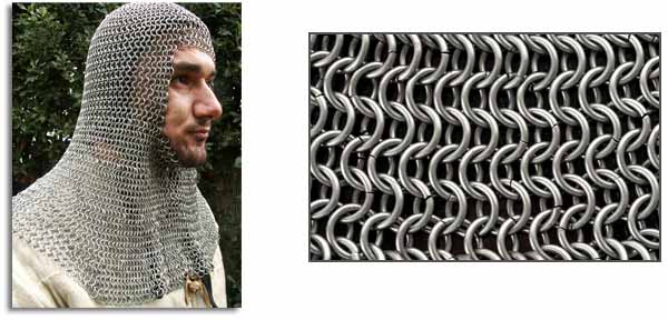 Medieval Chainmail Coif