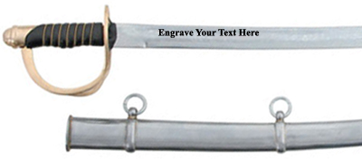 Custom Engraved Cavalry Saber