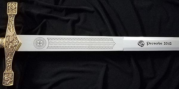 Custom Engraved Swords