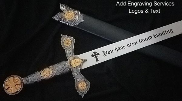 Custom Engraved Swords