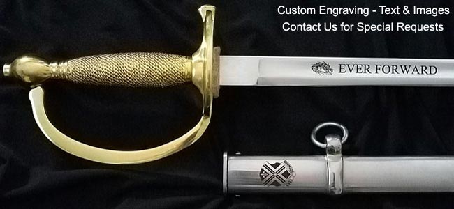 Custom Engraved Swords