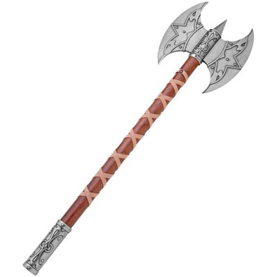 Double Bladed Battle Axes