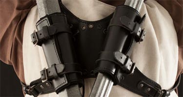 Double Sword Back Mount Set