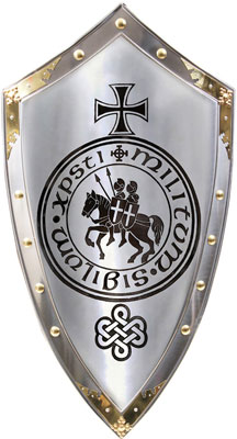 Marto Templar Knights Shield