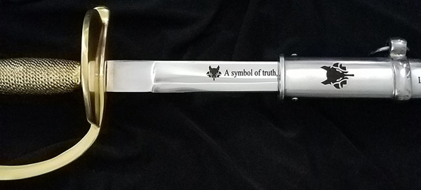 Custom Engraved NCO Swords