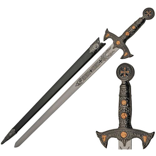 Medieval Templar Cross Swords