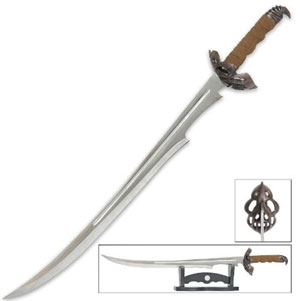 Scimitar Swords With Display Stand