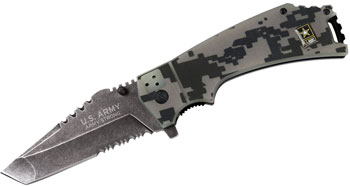 US Army Folder Digital Camo knife